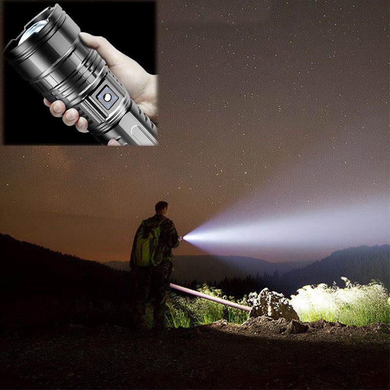 đ„Hot saleđ„Multifunktionell vit laser teleskopisk zoom taktisk ficklampa