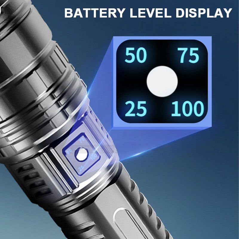 đ„Hot saleđ„Multifunktionell vit laser teleskopisk zoom taktisk ficklampa