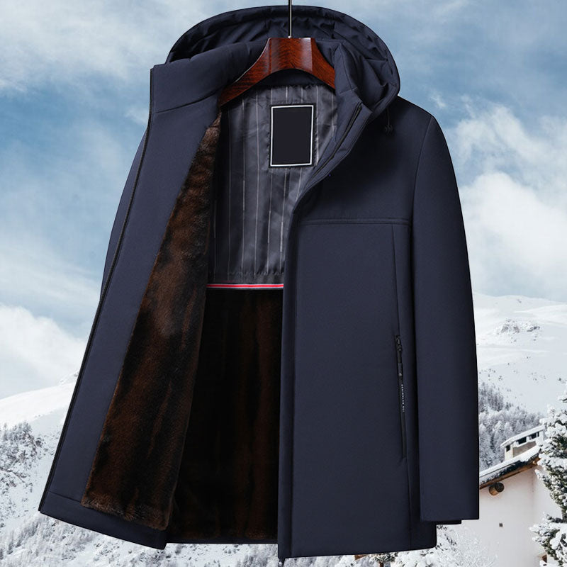 đ„Thermal Parka Coat med huva för mĂ€nïŒ Fri fraktïŒđ„