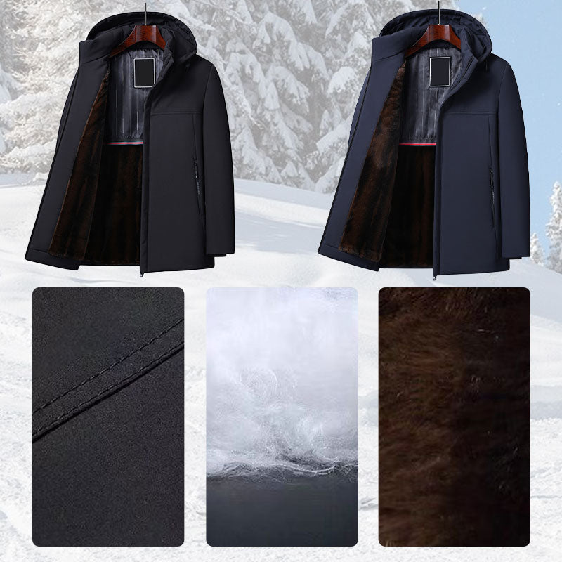 đ„Thermal Parka Coat med huva för mĂ€nïŒ Fri fraktïŒđ„