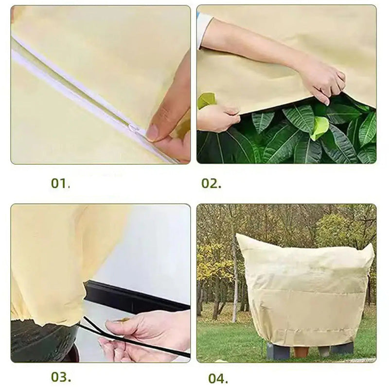 đ„Tjockad DragsĂ€ck För VĂ€xtskydd Mot Frost