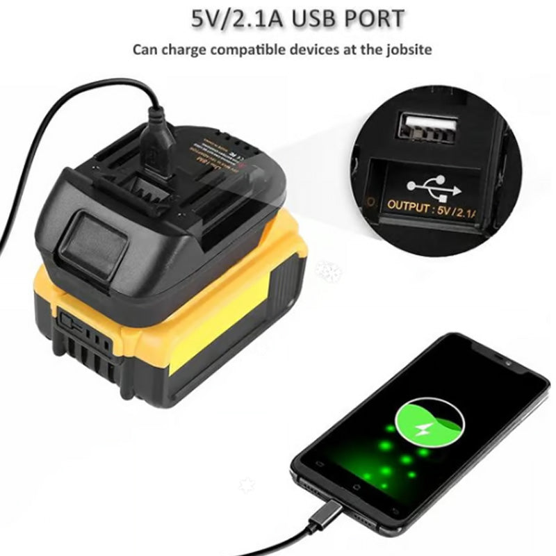 🔥Litiumbatteriadapter för 18V batteriverktyg