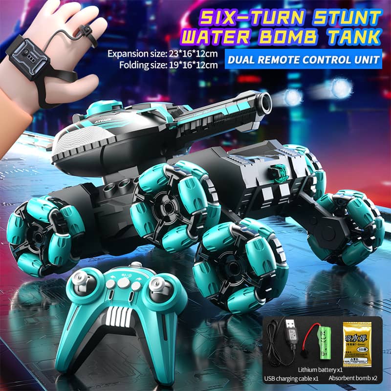 đ„FjĂ€rrstyrd sexhjulig stridsvagn - transformerbar för strid- (gratis frakt)