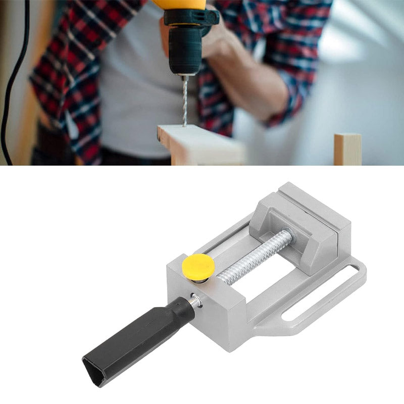 Stativ för borrpress och skruvstädsklämma