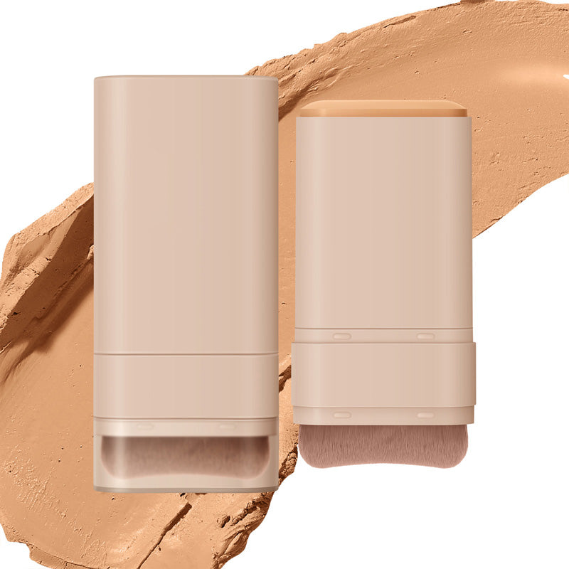 Velvet Matte Foundation Stick med Fin Borste