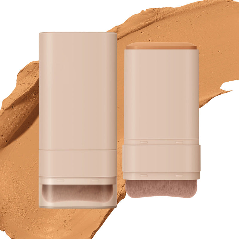 Velvet Matte Foundation Stick med Fin Borste