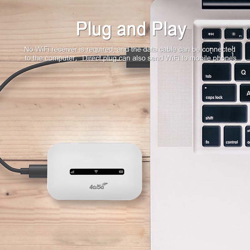 4G/5G Pocket Mobile WiFi Router (50 % RABATT)