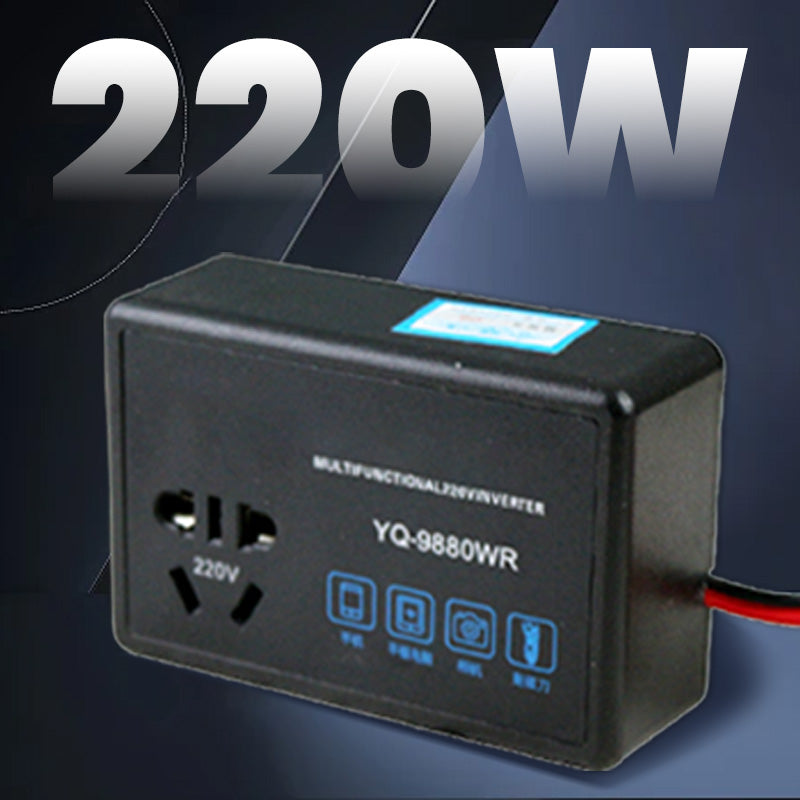 Multifunktionell invertor för bil 12V 24V till 220V