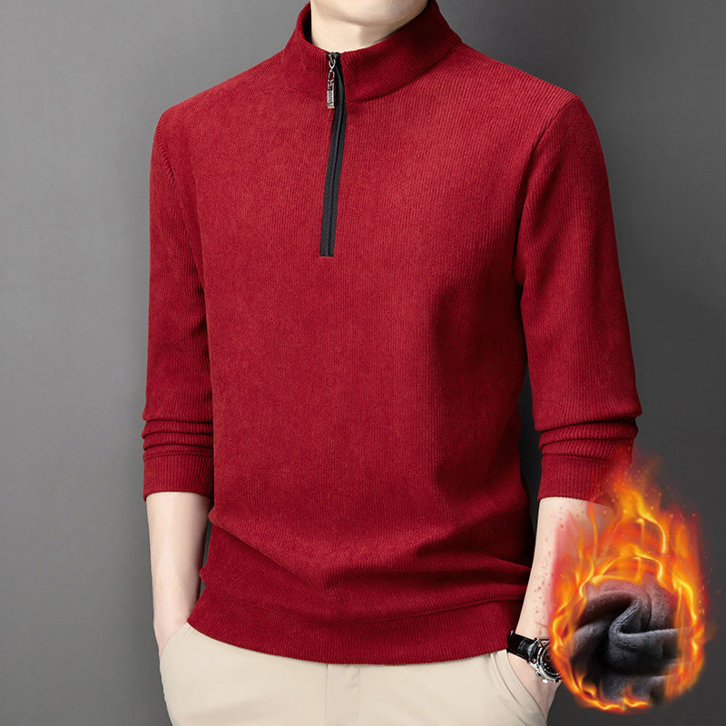 đ„TidsbegrĂ€nsat specialerbjudandeđ„Quarter Zip Pullover med plyschfoder för herrar - Köp 2 och fĂ„ fri frakt