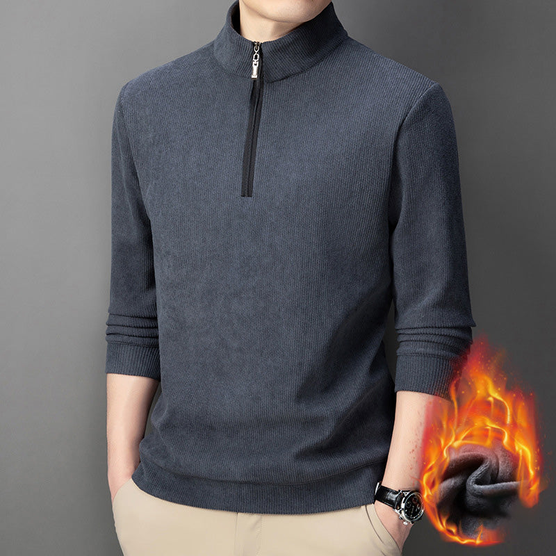 đ„TidsbegrĂ€nsat specialerbjudandeđ„Quarter Zip Pullover med plyschfoder för herrar - Köp 2 och fĂ„ fri frakt