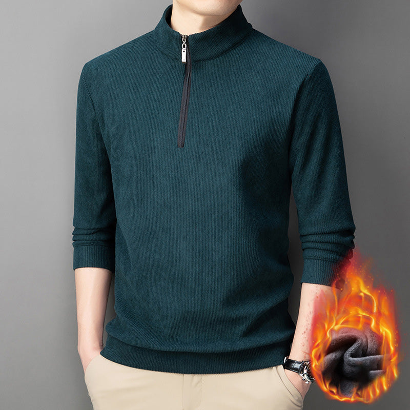 đ„TidsbegrĂ€nsat specialerbjudandeđ„Quarter Zip Pullover med plyschfoder för herrar - Köp 2 och fĂ„ fri frakt