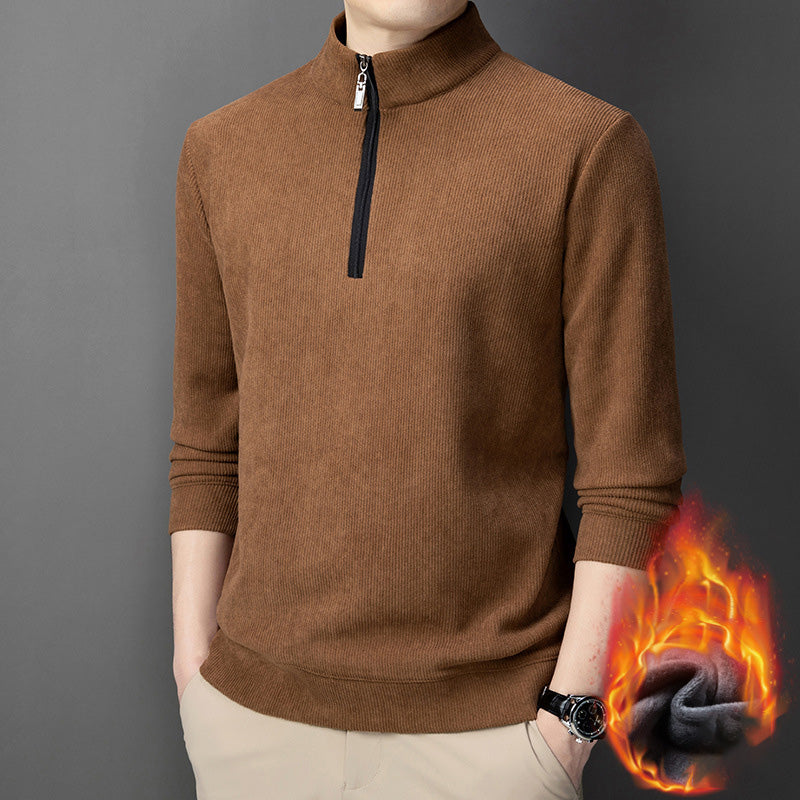 đ„TidsbegrĂ€nsat specialerbjudandeđ„Quarter Zip Pullover med plyschfoder för herrar - Köp 2 och fĂ„ fri frakt