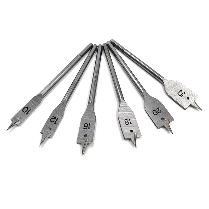 6-st Mångsidigt Träspade Borrbits Set