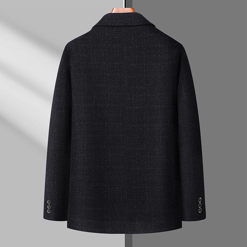 Högkvalitativ tjock Chenille Button Down Jacket för män