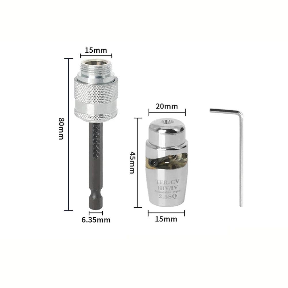 đ„HET REAđ„Elektriker wire stripper snabb wire stripping elektrisk borr verktyg i aluminiumlegering