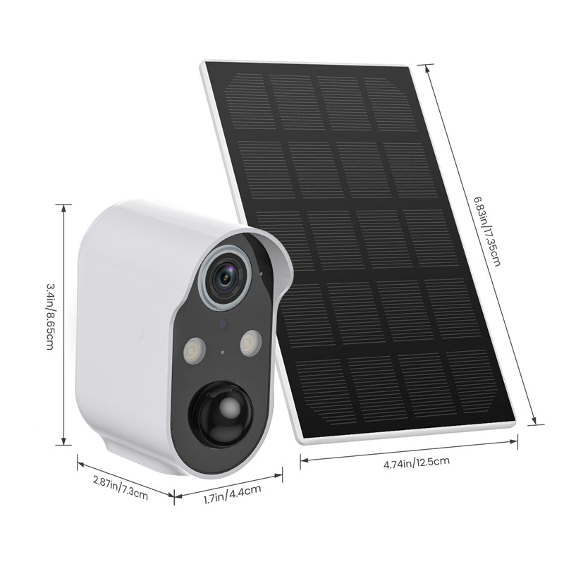 70 procents minskning⌛☀️begränsad tid, halva priset📹 Trådlös 1080P utomhus WiFi hemsäkerhetskamera