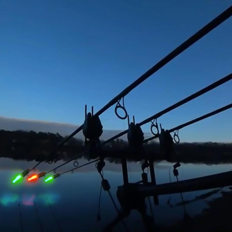 Fiskespö LED-ljus med ringklocka
