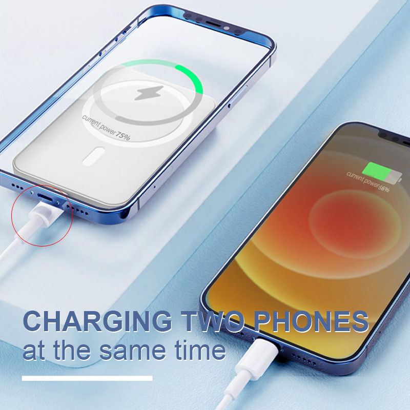 đ„50% rabatt under en begrĂ€nsad tidđ„PousboÂź bĂ€rbar trĂ„dlös magnetisk powerbank