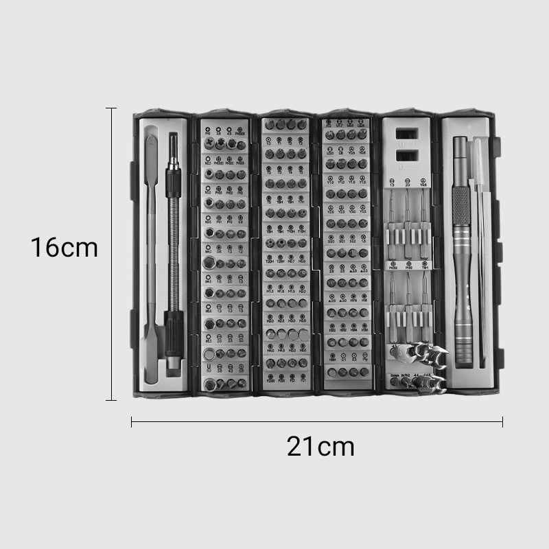 đ„128st precisionsskruvmejselsats för demontering av elektronik och datorer