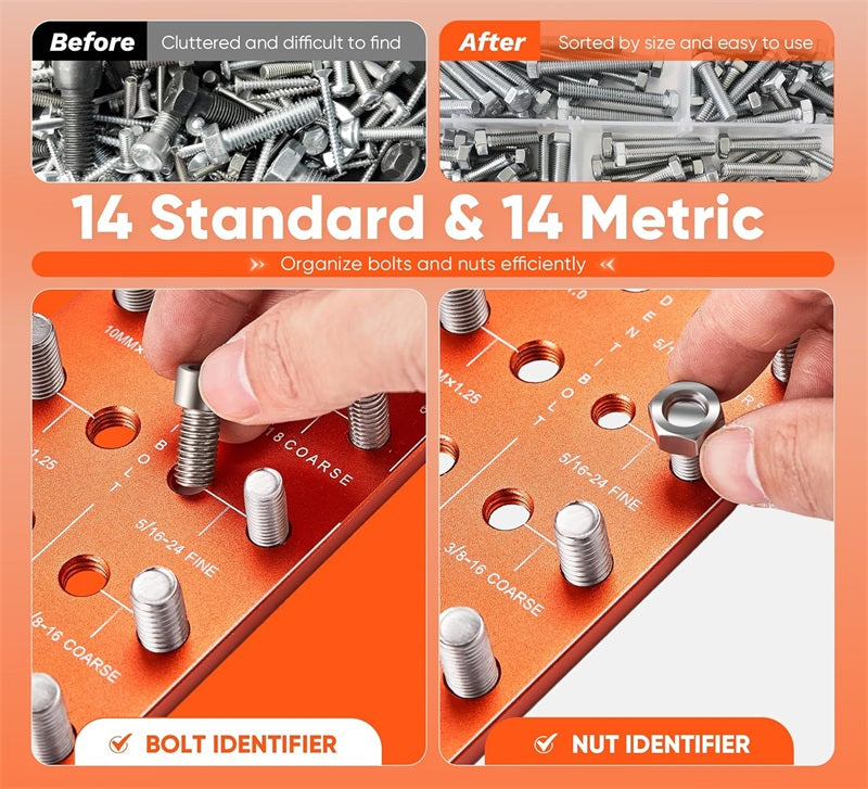đ„Varm försĂ€ljningđ„Nut and Bolt Thread Checker