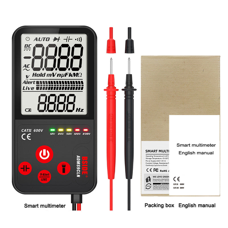Bärbar Smart Auto Digital Multimeter
