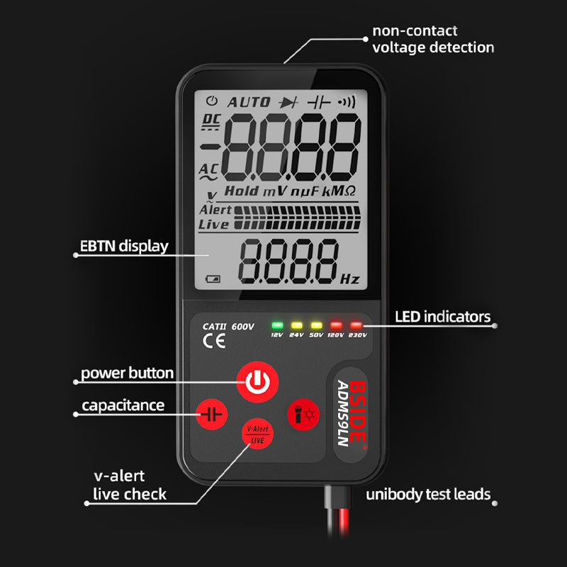Bärbar Smart Auto Digital Multimeter