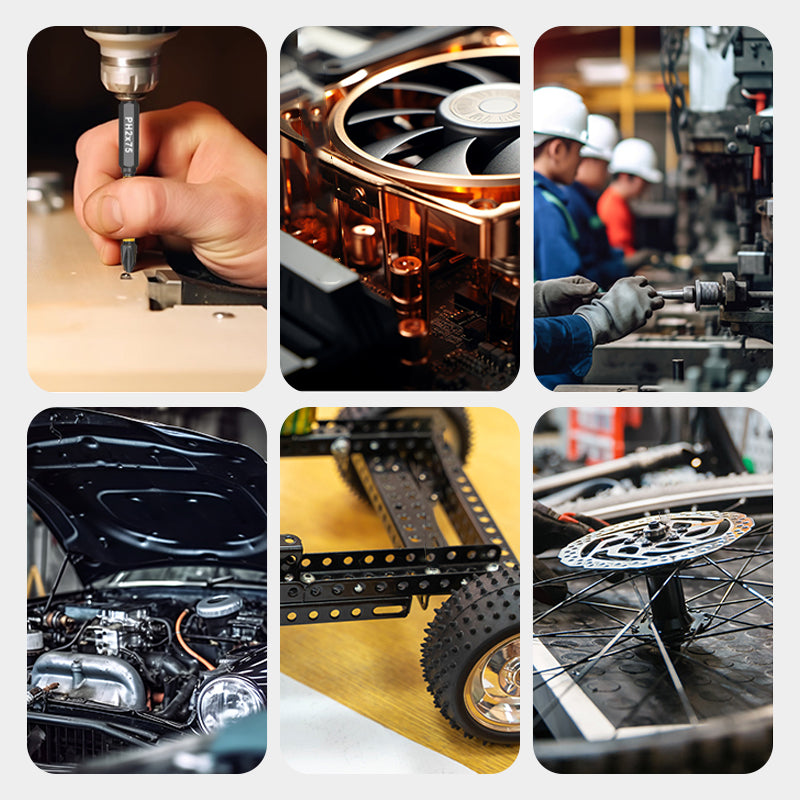 🔧Bærbart magnetisk bits- og skralle-skrutrekkersett - 21 deler