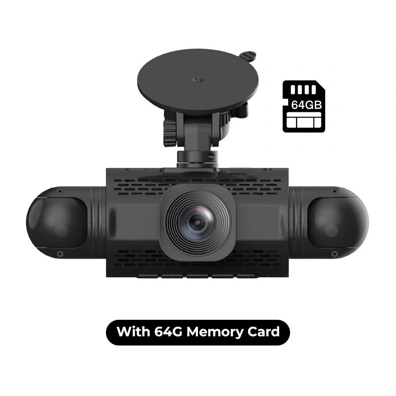 1080p 4-kanals bilkamera med G-sensor