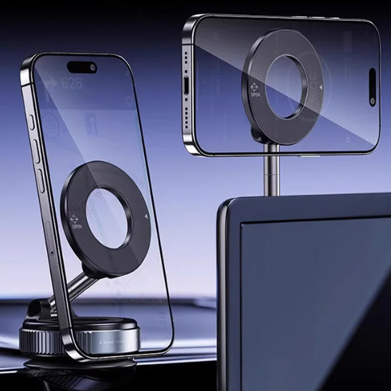 Stark magnetisk biltelefonhållare med 360° rotation
