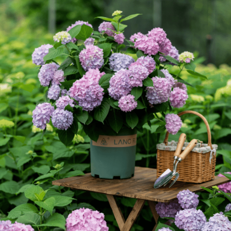 Konstgjorda hortensiablommor för utomhusbruk💐