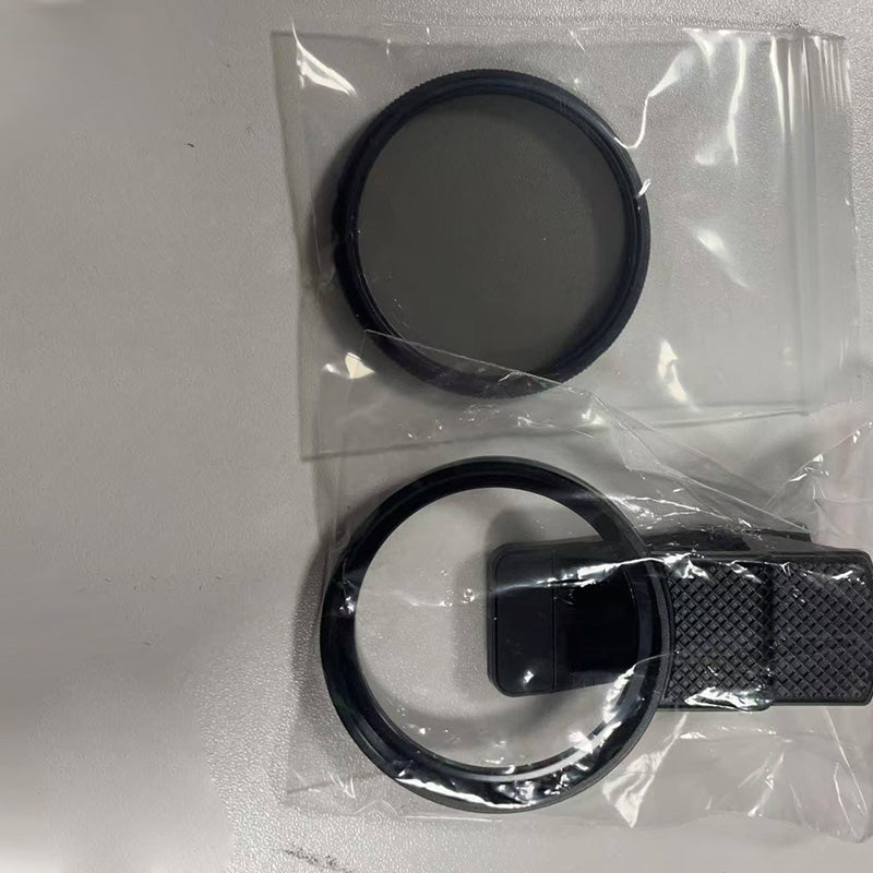 Cirkulärt polarisationsfilter med ultrasmalt clips