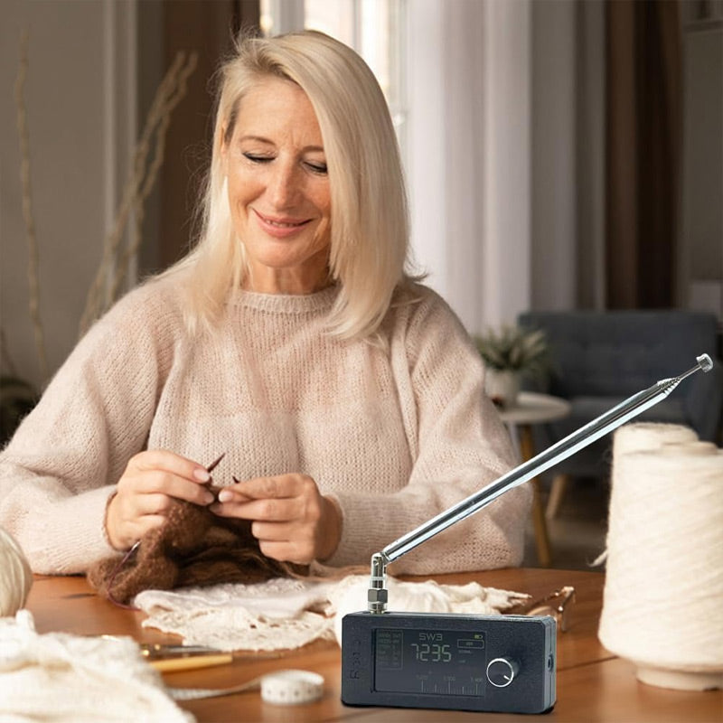 Mini uppladdningsbar bärbar AM FM transistorradio