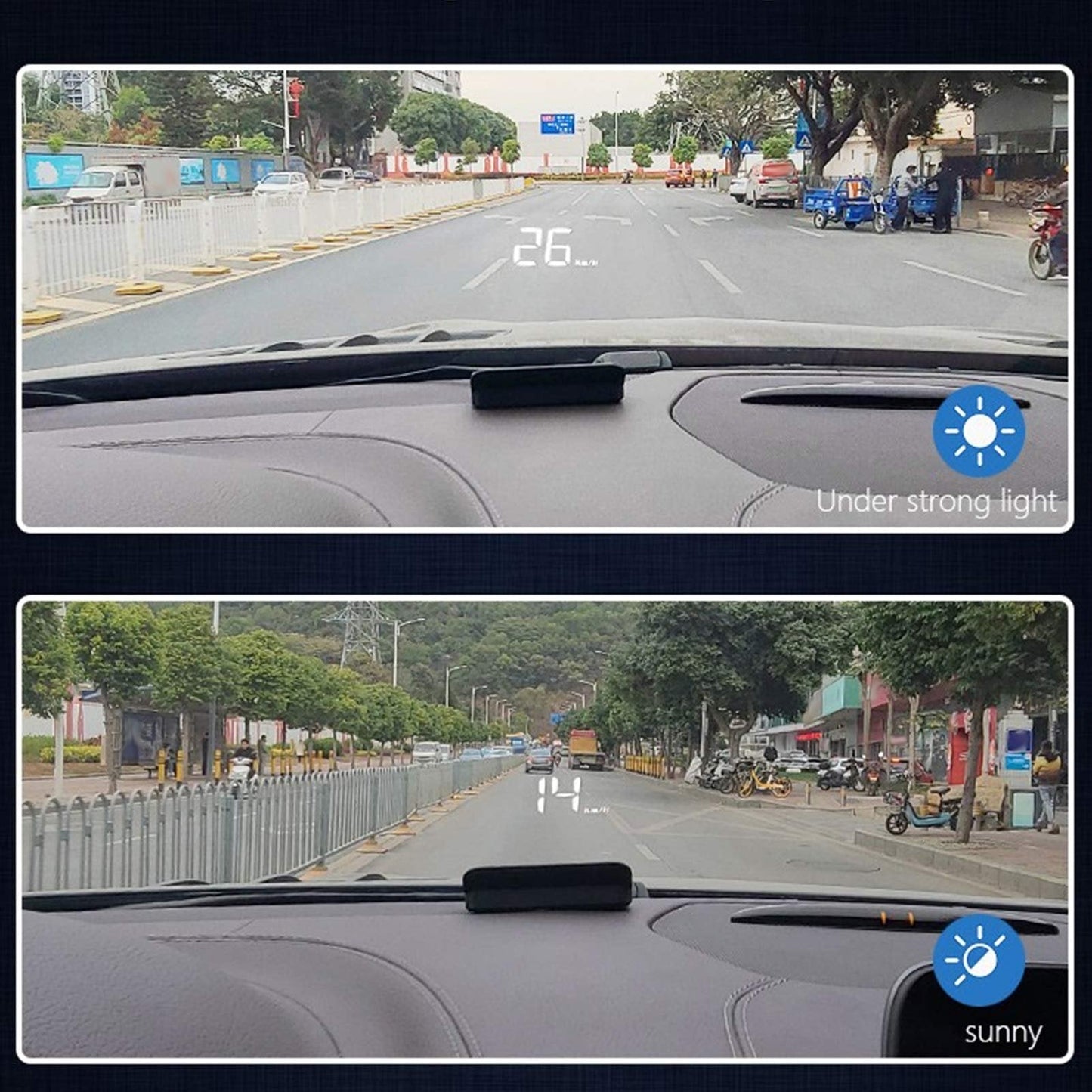 đ„KĂP 2 FĂ
10% RABATTđBil HUD Speedometer Display Vindruta Projektorđ