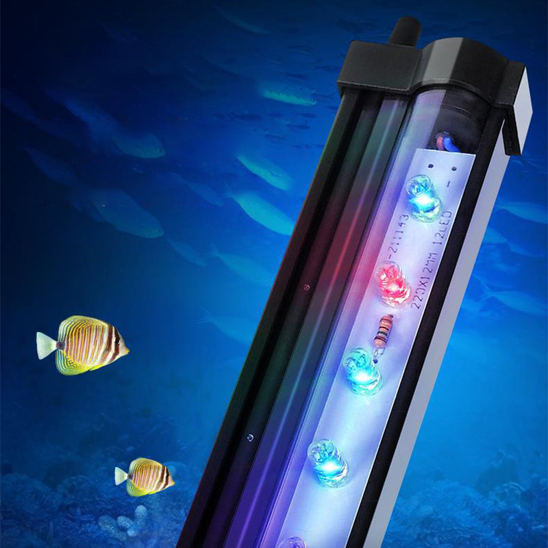 LED akvarium färgglada luftbubblor ljus