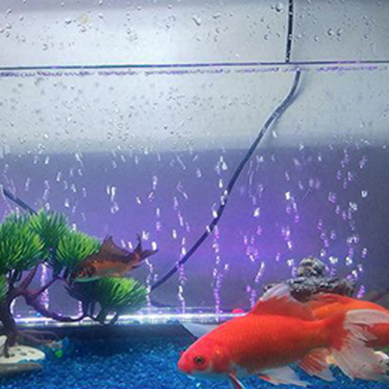 LED akvarium färgglada luftbubblor ljus