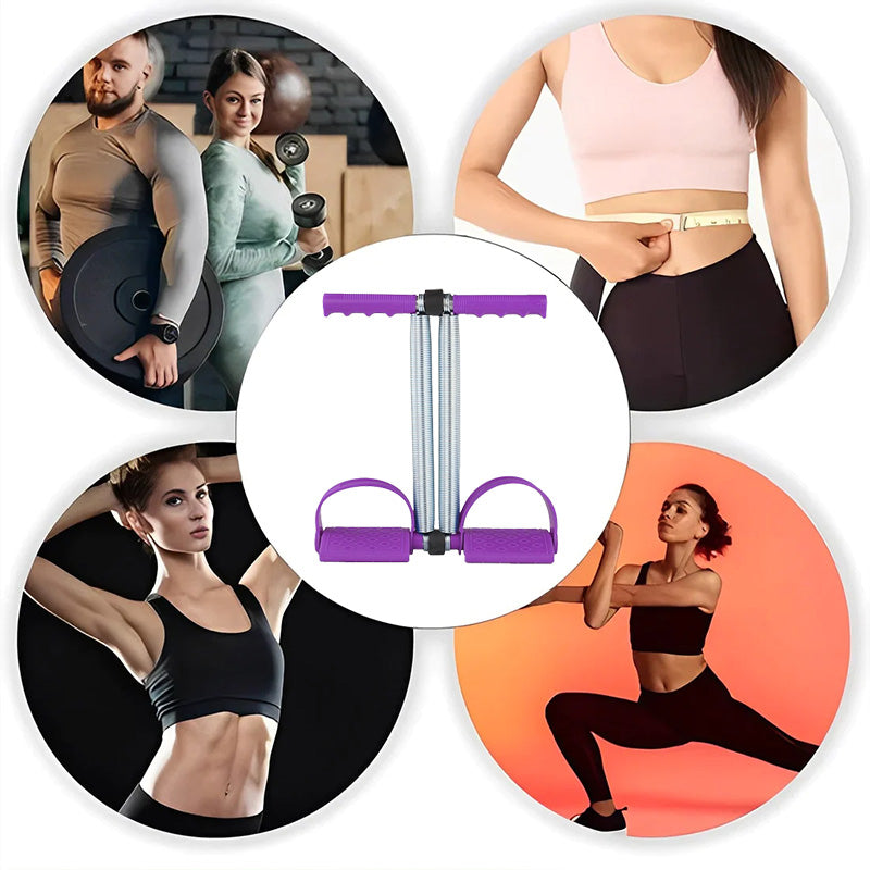 Home Fitness Spring Pull Rope för magträning
