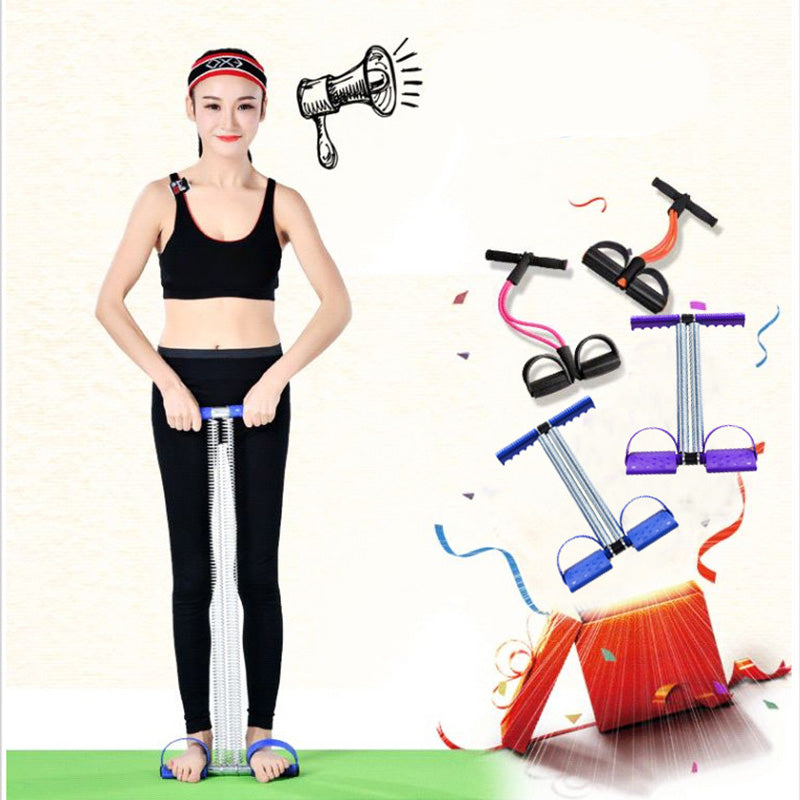 Home Fitness Spring Pull Rope för magträning