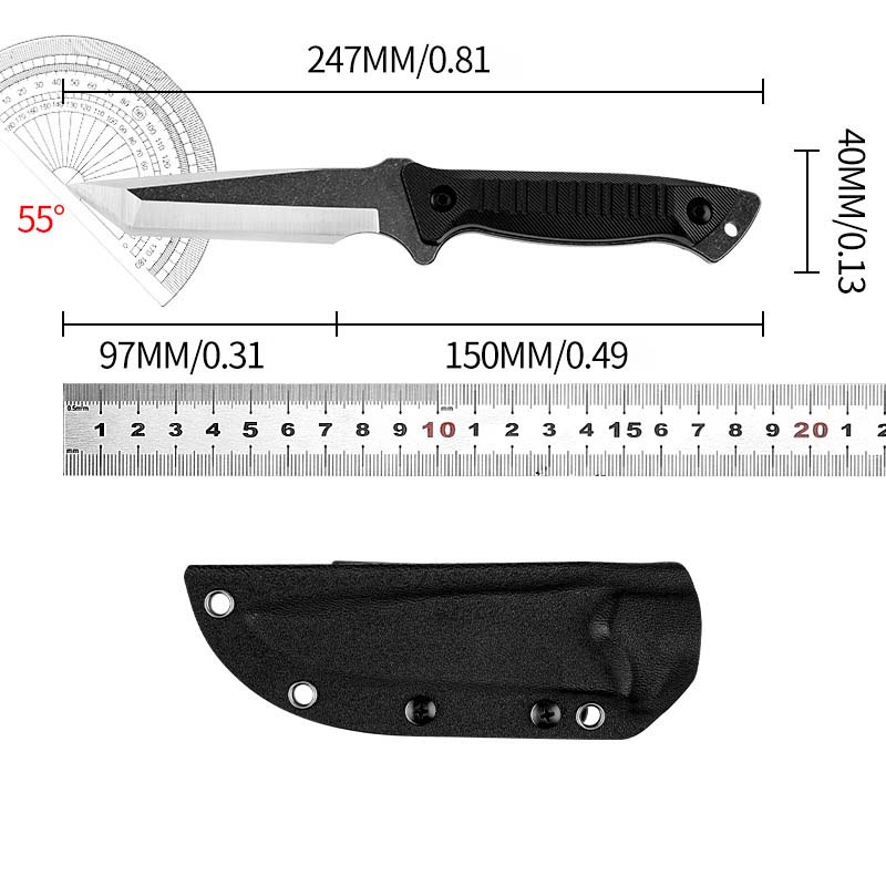 đ„BĂ€rbar multifunktionell campingkniv för utomhusbru
