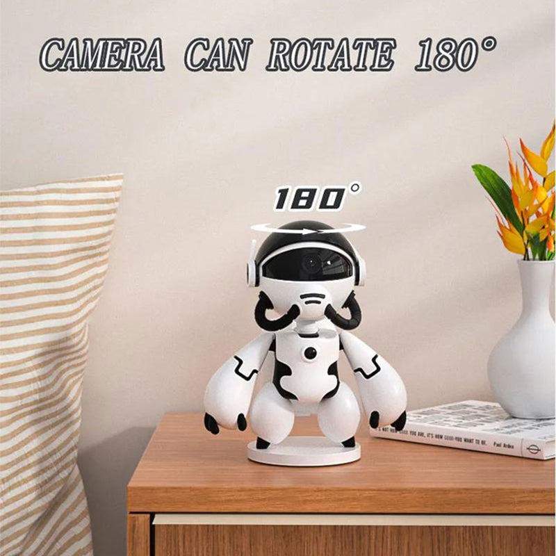 đ„T3 Robot LĂ„geffekts PIR-kamera 360 Pan Tilt Head WiFi TrĂ„dlös kamera Ultra HD 4K Personifierad Kreativ