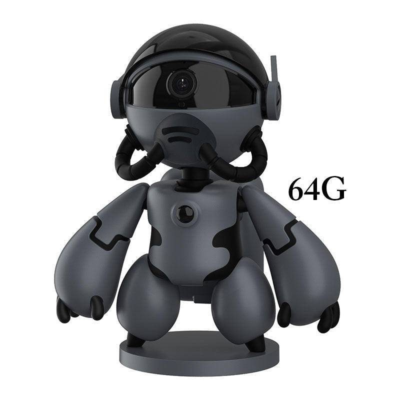 đ„T3 Robot LĂ„geffekts PIR-kamera 360 Pan Tilt Head WiFi TrĂ„dlös kamera Ultra HD 4K Personifierad Kreativ