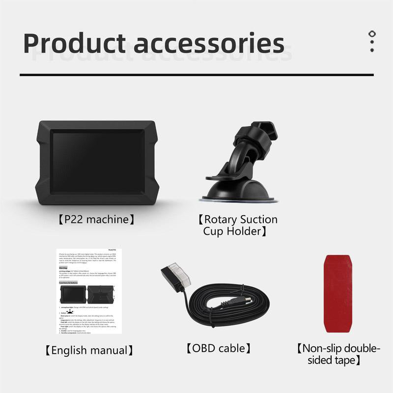 Instrumentbrädesdisplay för realtidsövervakning av smarta bilar