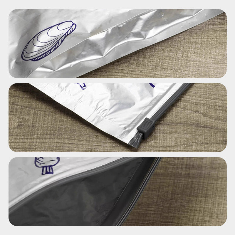 ⏰Begränsad tid 50% rabatt 🔥Återanvändbar förslutningsbar förvaringspåse i aluminiumfolie (nyutvecklad produkt)