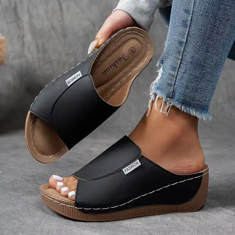 đ„Casual Wedge Slide-sandaler för kvinnor