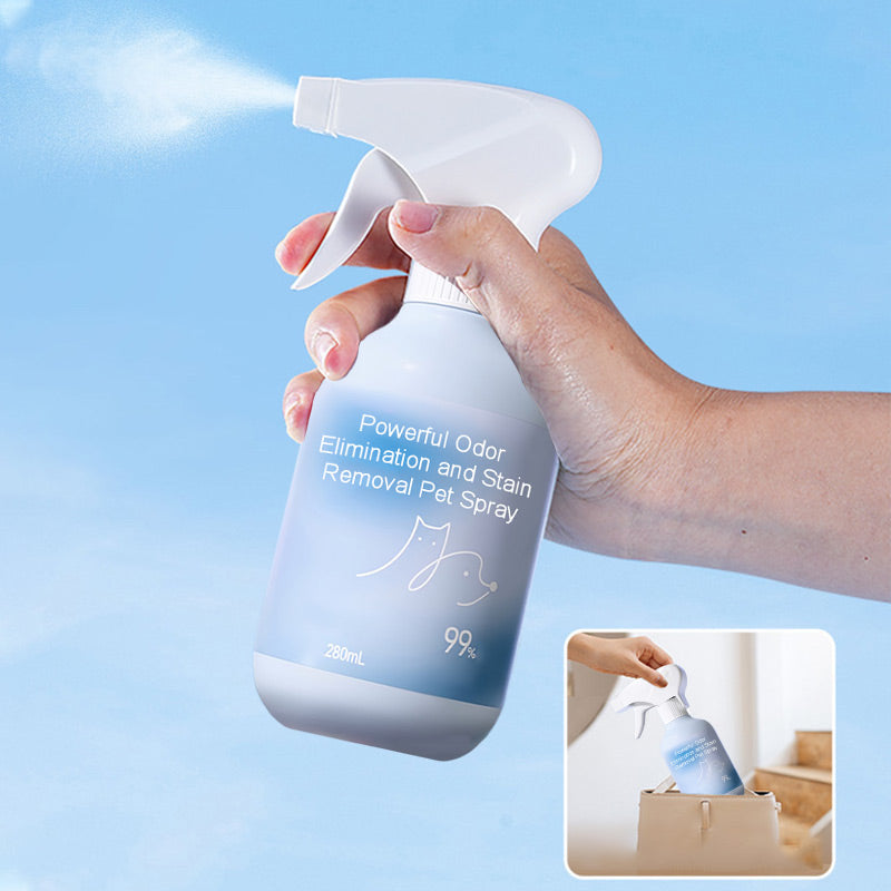 đ„Kraftfull lukt- och flĂ€ckborttagningsspray för husdjur