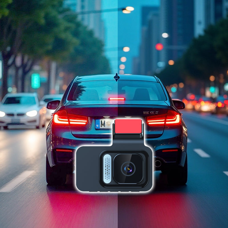 đ„1080P WiFi Dual Dash Cam med mörkerseende