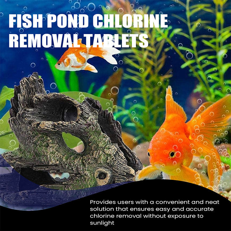✨️Köp 2 få 1 gratis🐟️Fish Dammar Akvarier Kloravskiljning Tablets🌬️