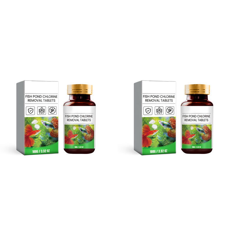 ✨️Köp 2 få 1 gratis🐟️Fish Dammar Akvarier Kloravskiljning Tablets🌬️