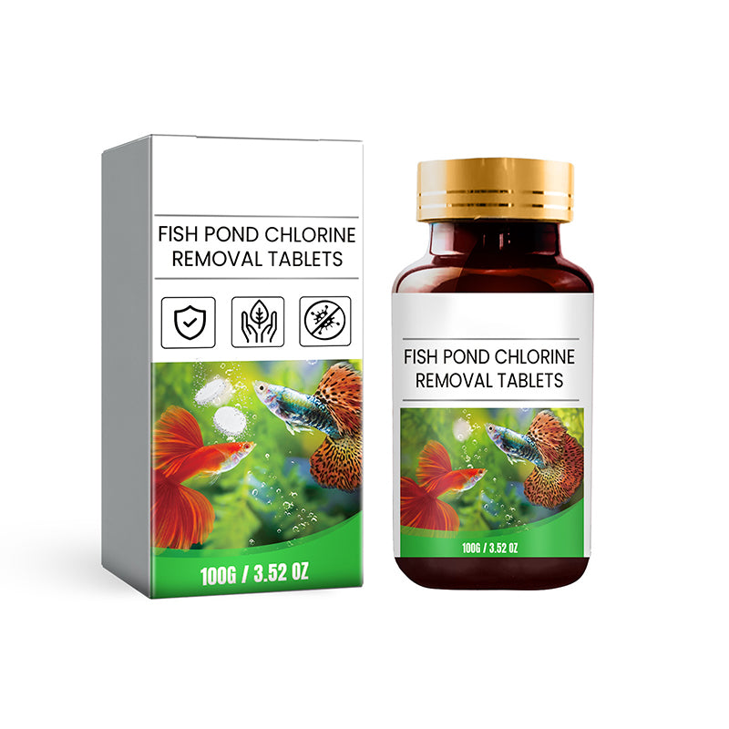 ✨️Köp 2 få 1 gratis🐟️Fish Dammar Akvarier Kloravskiljning Tablets🌬️