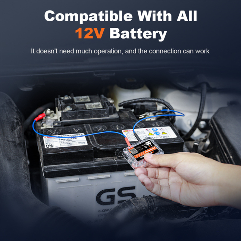 đ„Portabel 12V Bluetooth batterihĂ€lsomonitor