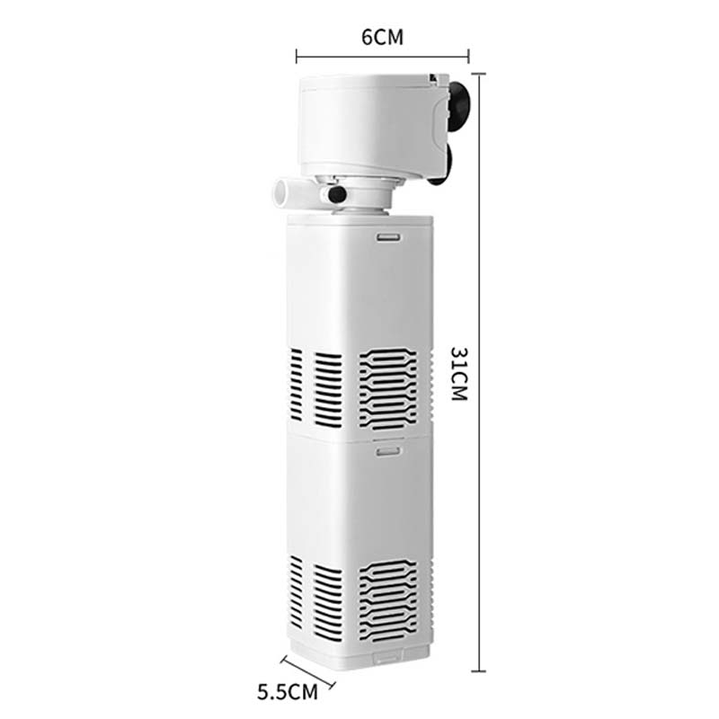 đ„4 i 1 akvariefilter - filtrering, luftning, avfallshantering, pumpar